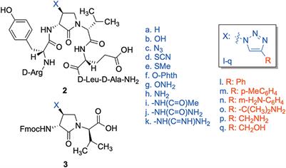 Interleukin-1 Receptor Modulation Using β-Substituted α-Amino-γ-Lactam Peptides From Solid-Phase Synthesis and Diversification